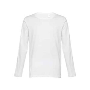 THC BUCHAREST WH. T-shirt en coton à manches longues pour hommes