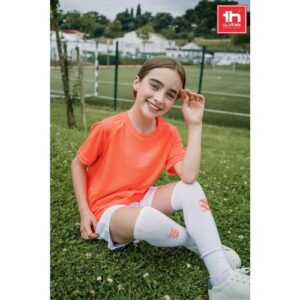 THC RUN KIDS WH. Chaussette de sport mi-mollet pour enfants