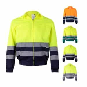 VL NEPTUNE LARGE. Veste en sergé bicolore (210g/m²) en polyester (80%) et coton (20%)