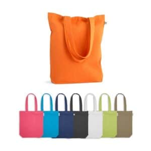 MERIDA. Sac (220 g/m²) en coton (50%), coton recyclé (30%) et polyester (20% rPET)