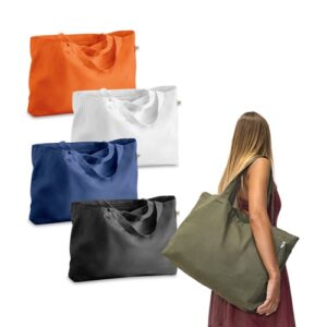 CAMDEN. Sac en coton (50%), coton recyclé (30%) et polyester (20% rPET) (280 g/m²)
