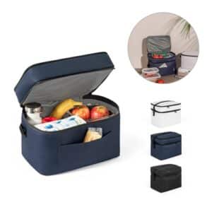 CANCUN LARGE. Sac thermique en polyester recyclé 600D, avec sangle réglable 14 L