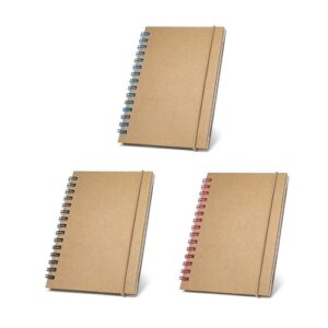 MARLOWE. Bloc-notes de poche à spirale avec pages lignées
