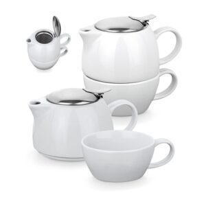 COLE. Set à thé 2 en 1 en porcelaine