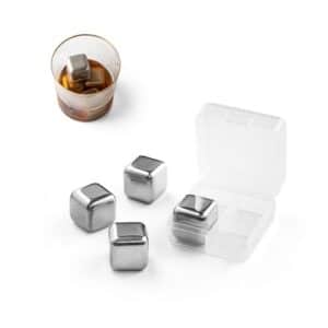 GLACIER. Jeu de cubes réutilisables en acier inoxydable