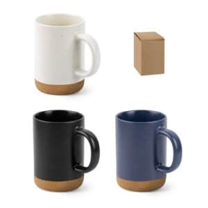 CONSTELLATION CORK. Tasse en céramique avec socle en liège 320 ml