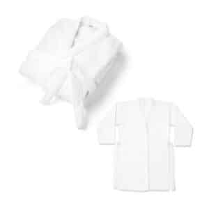 RUFFALO LARGE. Peignoir en coton (82%) et coton recyclé (18%) (350 g/m²)