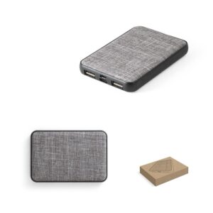 RENEWAL BATTERY. Power bank 5 000 mAh en PET recyclé (100 % rPET)
