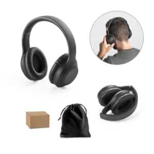 BETTENCOURT. Casque sans fil pliable avec ANC et 15 heures d'autonomie en ABS recyclé (100 % rABS)