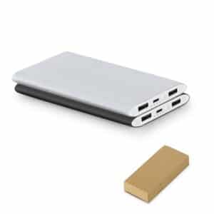 NOBEL. Power bank 7'200 mAh en aluminium recyclé (100 % rAL)