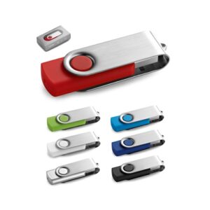 CLAUDIUS 16GB. Clé USB 16GB avec attache en métal