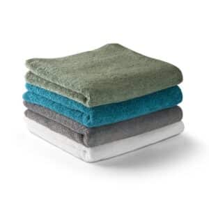 BARDEM L. Serviette de bain (500 g/m²) en coton (82%) et coton recyclé (18%)