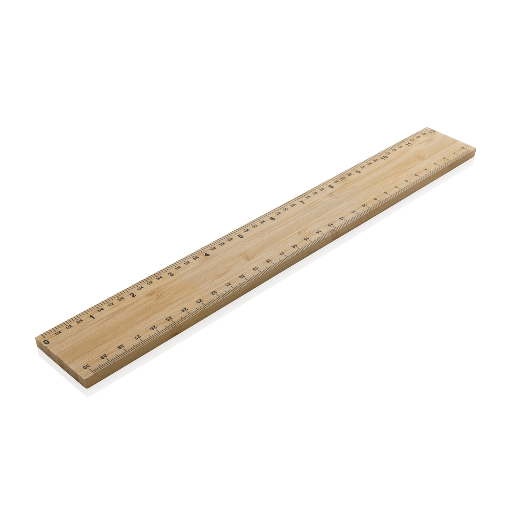 Règle 30cm épaisse et double face en bambou Timberson