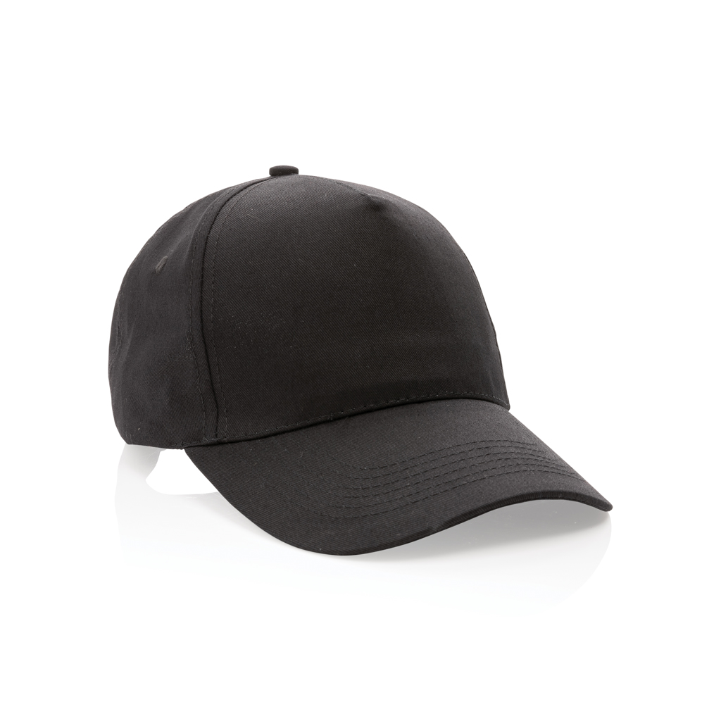 Casquette 5 panneaux en coton recyclé 190gr IMPACT