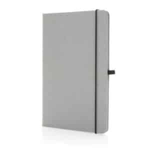 Carnet A5 à couverture rigide en cuir recyclé GRS