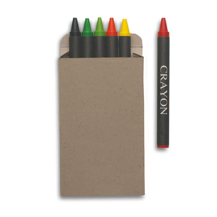 BRABO – Etui 6 crayons cire