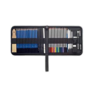 GENUINE - 40 piece art set in case