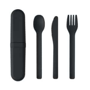 BITEFUL - Set de couverts et étui en PLA