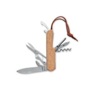 MULTIKORK - Couteau de poche multifonction en liège