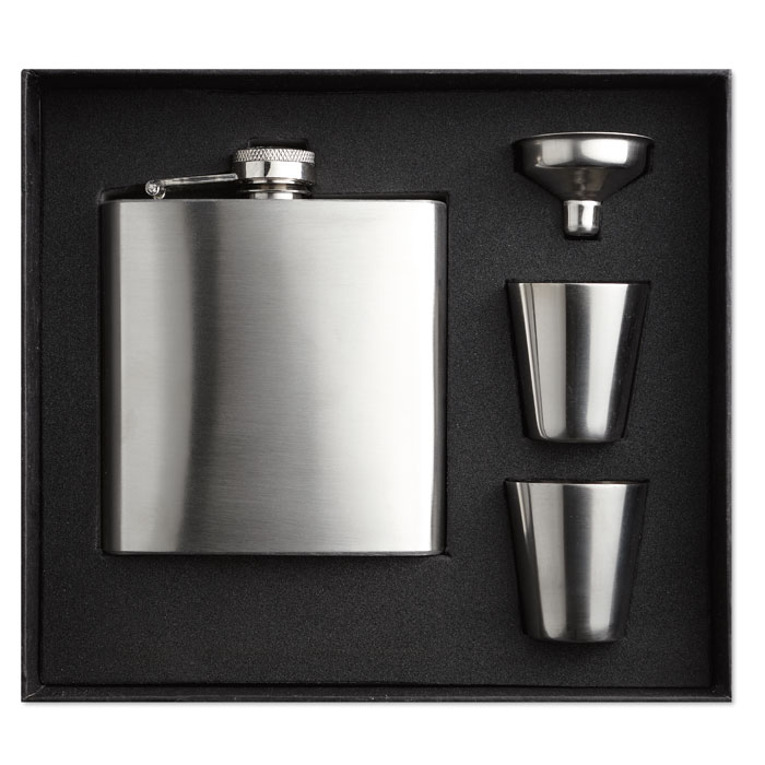 SLIMMY FLASK SET – Flacon de poche avec gobelets