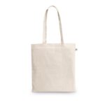 Sac en toile beige à anses longues