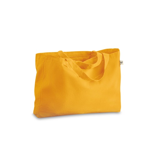 Grand sac fourre-tout en tissu jaune