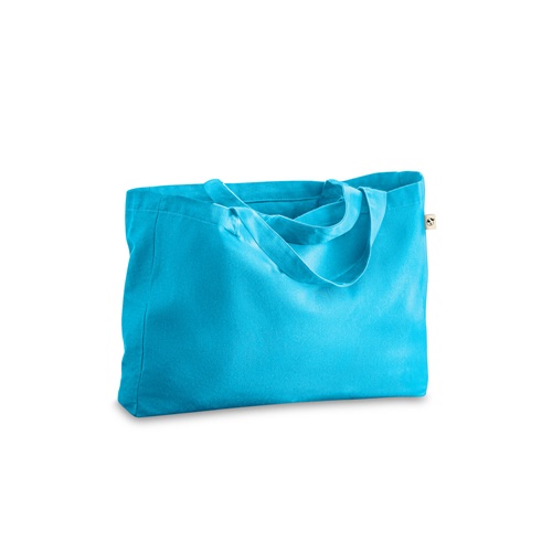 Grand sac en toile bleu clair