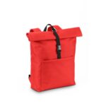 Sac à dos rouge avec poche avant