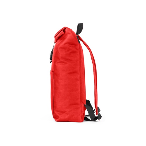 Sac à dos rouge vu de côté