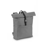 Sac à dos gris avec fermeture enroulable