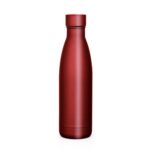 Gourde isotherme rouge en acier inoxydable