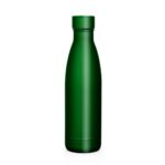 Bouteille verte isotherme en acier inoxydable