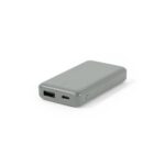 Batterie externe grise avec ports USB