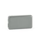 Batterie externe portable grise rectangulaire