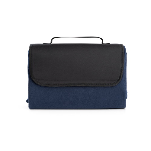 Trousse de toilette pliable bleu et noir
