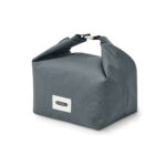 Sac isotherme gris rectangulaire avec fermeture à boucle