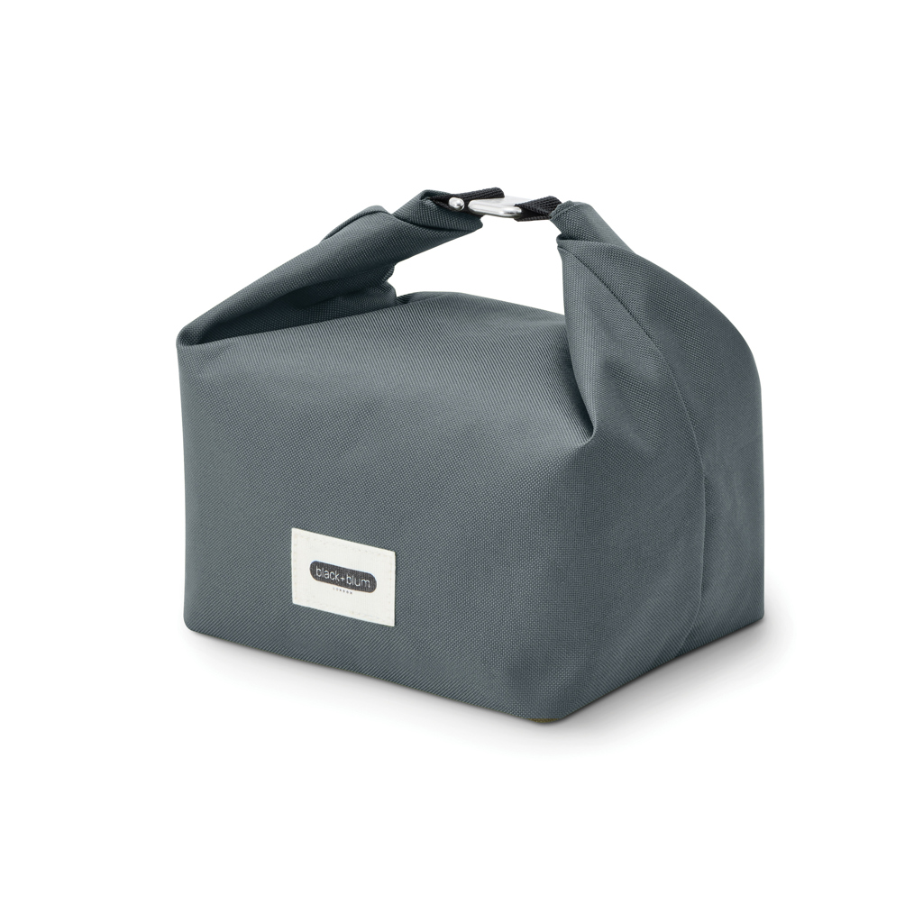 Sac isotherme gris rectangulaire avec fermeture à boucle