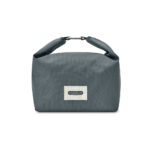 Sac isotherme gris compact avec poignée roulée