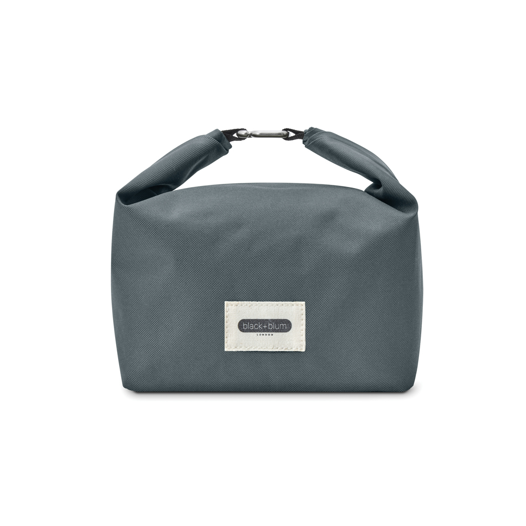 Sac isotherme gris compact avec poignée roulée
