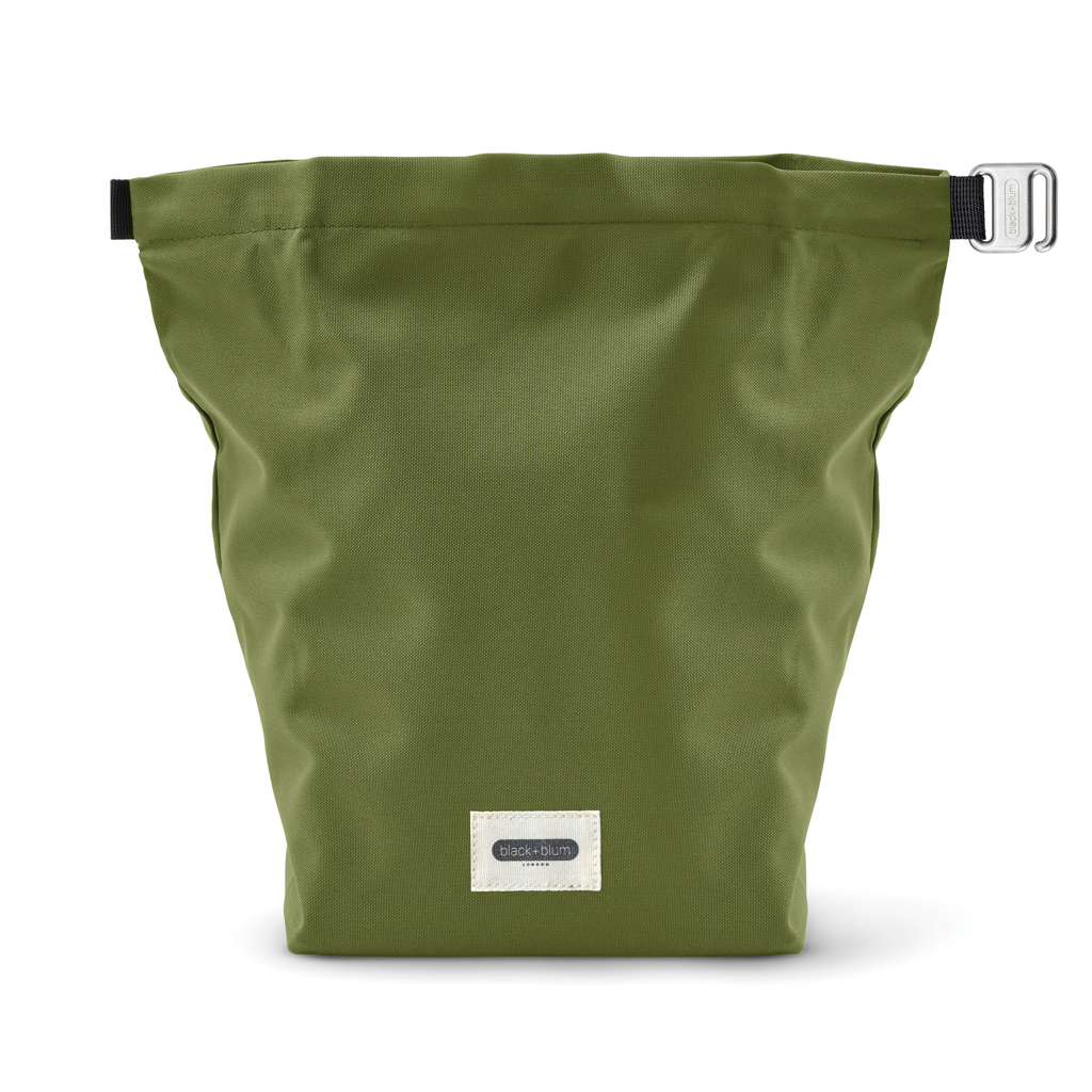 Sac isotherme vert avec fermeture métallique