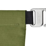 Sangle verte avec boucle métallique silver