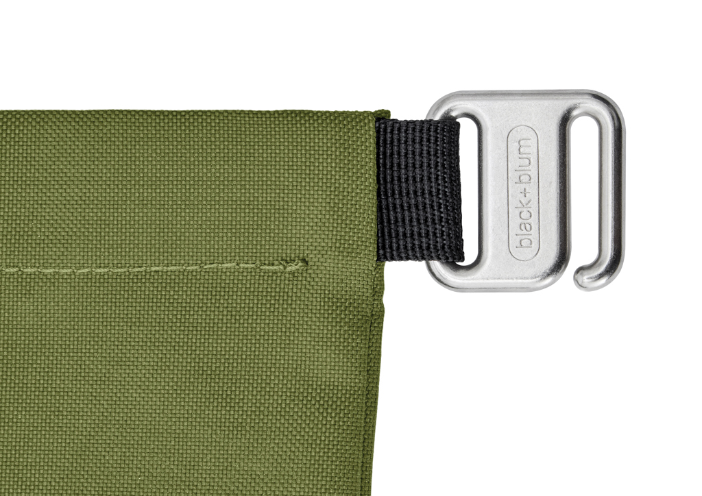 Sangle verte avec boucle métallique silver
