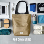 Essentiels quotidiens organisés pour le trajet domicile-travail.