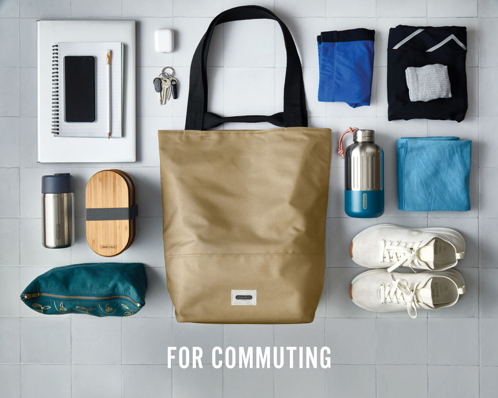 Essentiels quotidiens organisés pour le trajet domicile-travail.