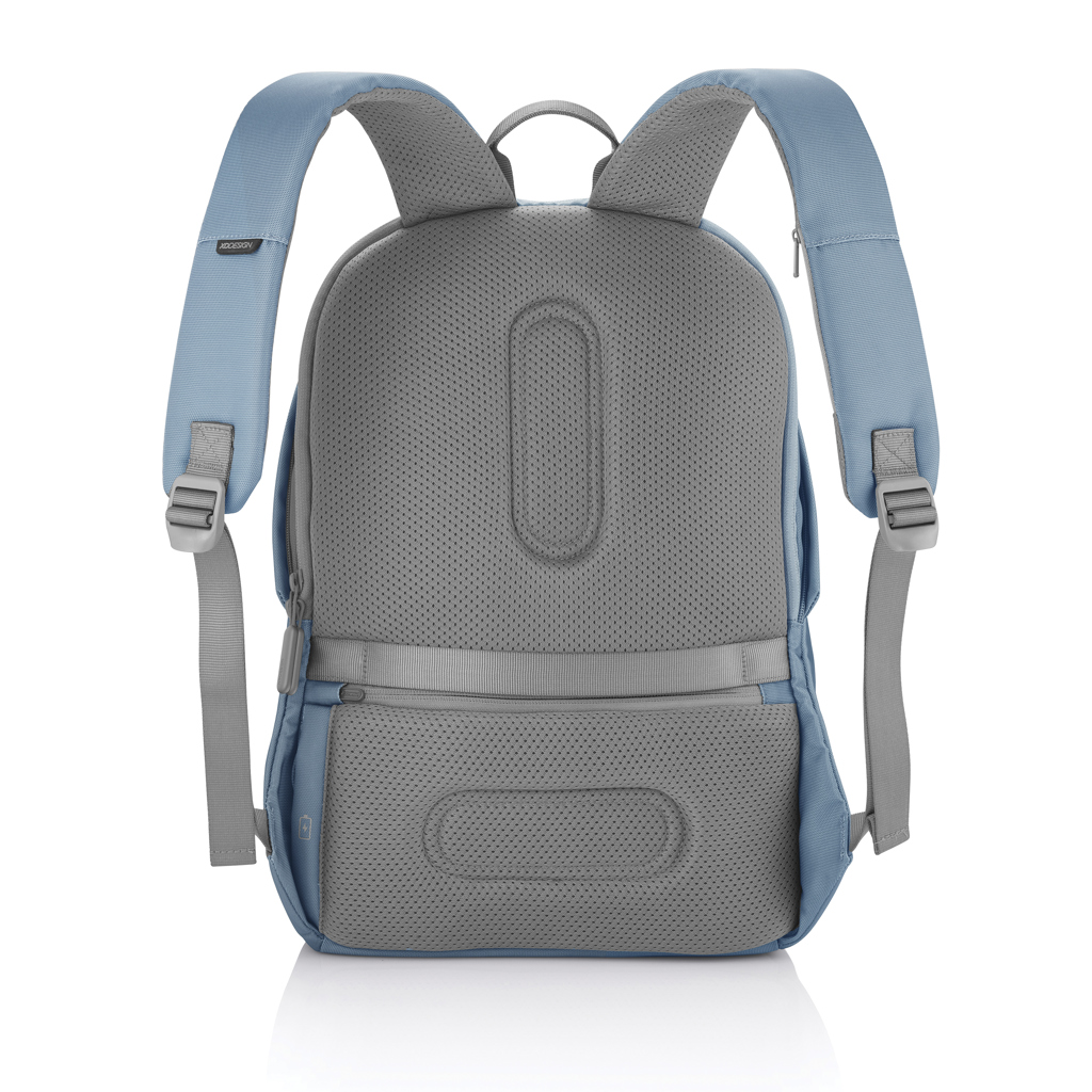 Sac à dos bleu et gris moderne
