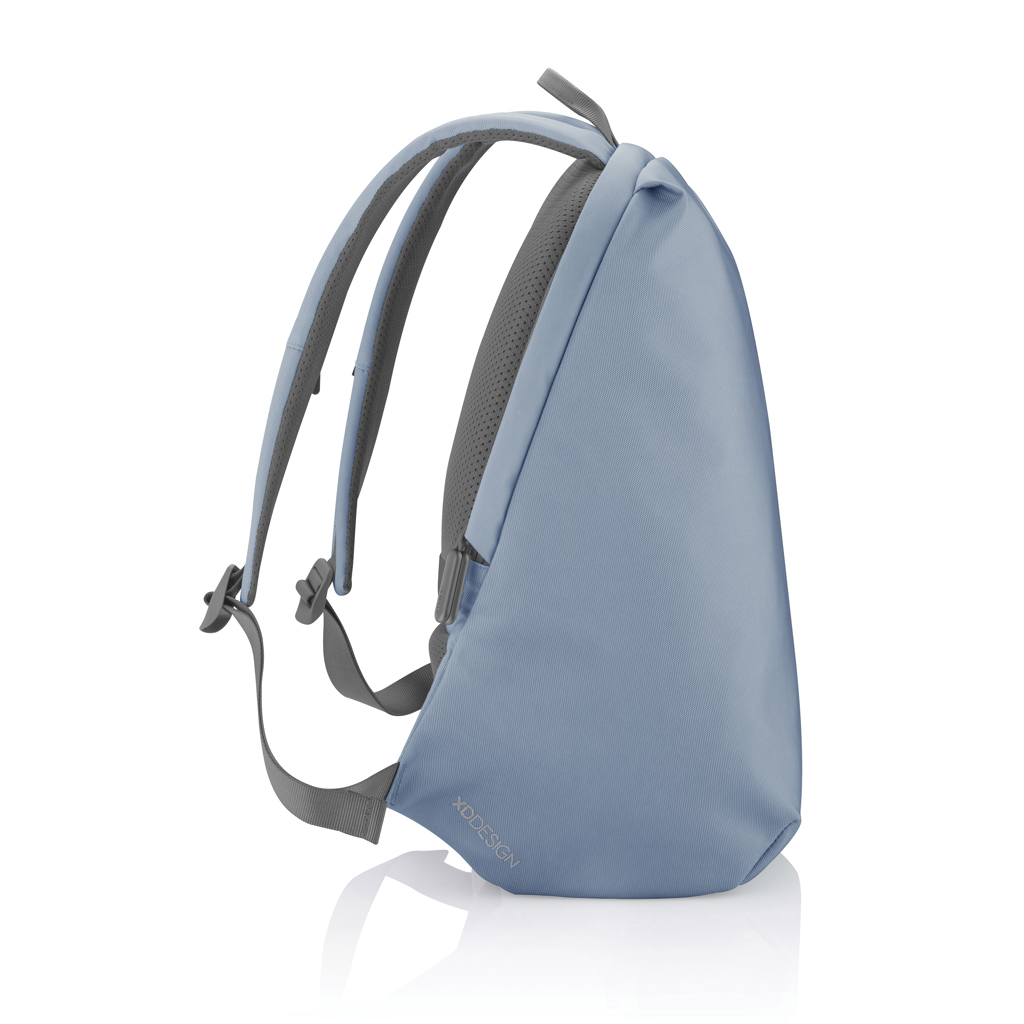 Sac à dos bleu moderne avec bretelles grises