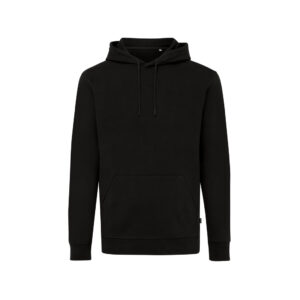 Sweat à capuche noir unisexe simple