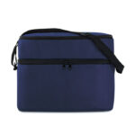 Sac isotherme bleu avec bandoulière noire