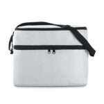 Sac isotherme blanc avec bandoulière noire