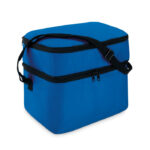 Glacière souple bleue avec bandoulière noire